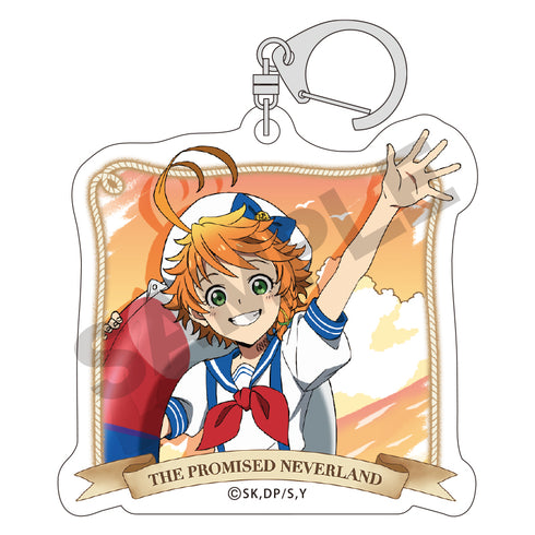 『約束のネバーランド』描き下ろしマリン絵柄 アクリルキーホルダー エマ